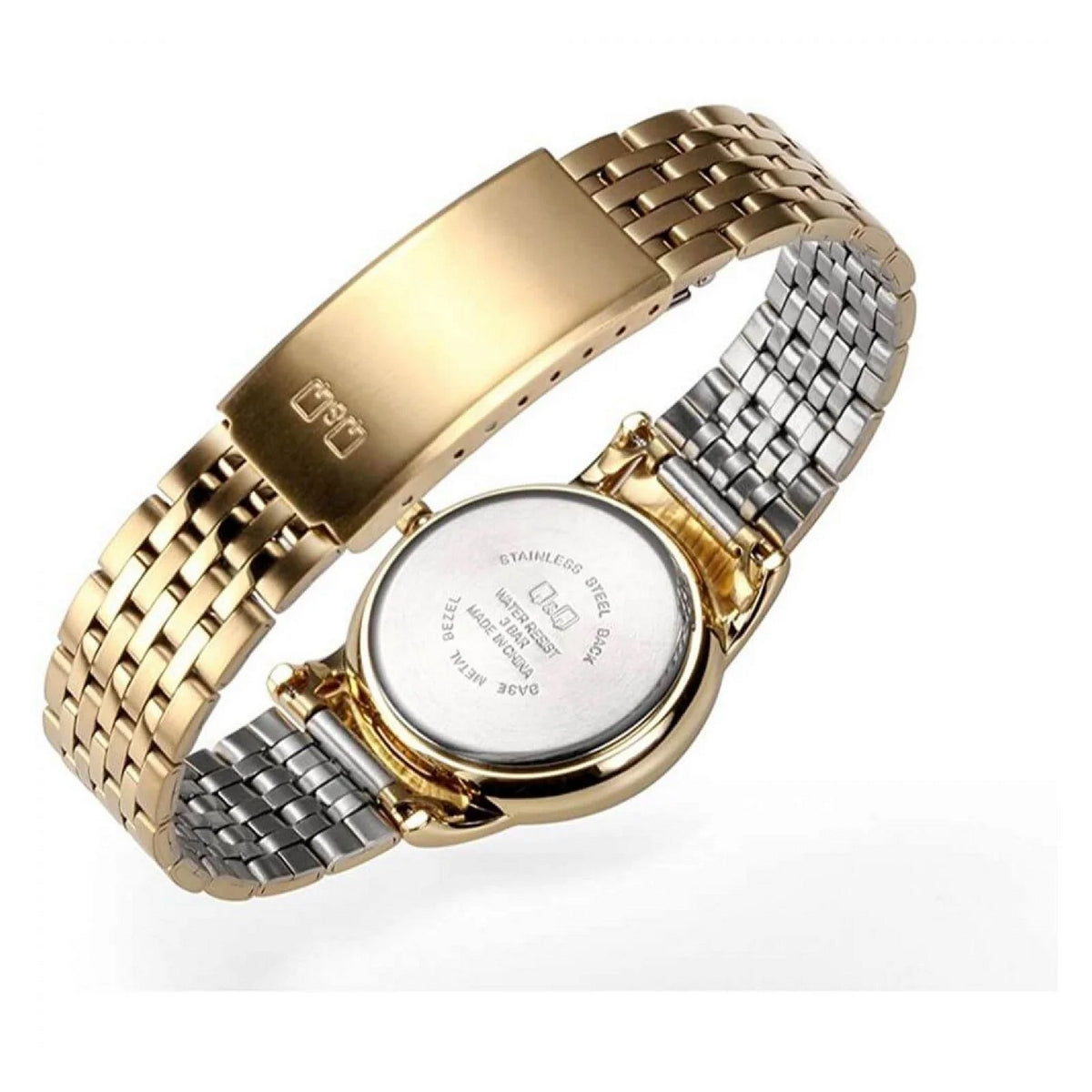 Reloj QYQ Mujer Acero Dorado