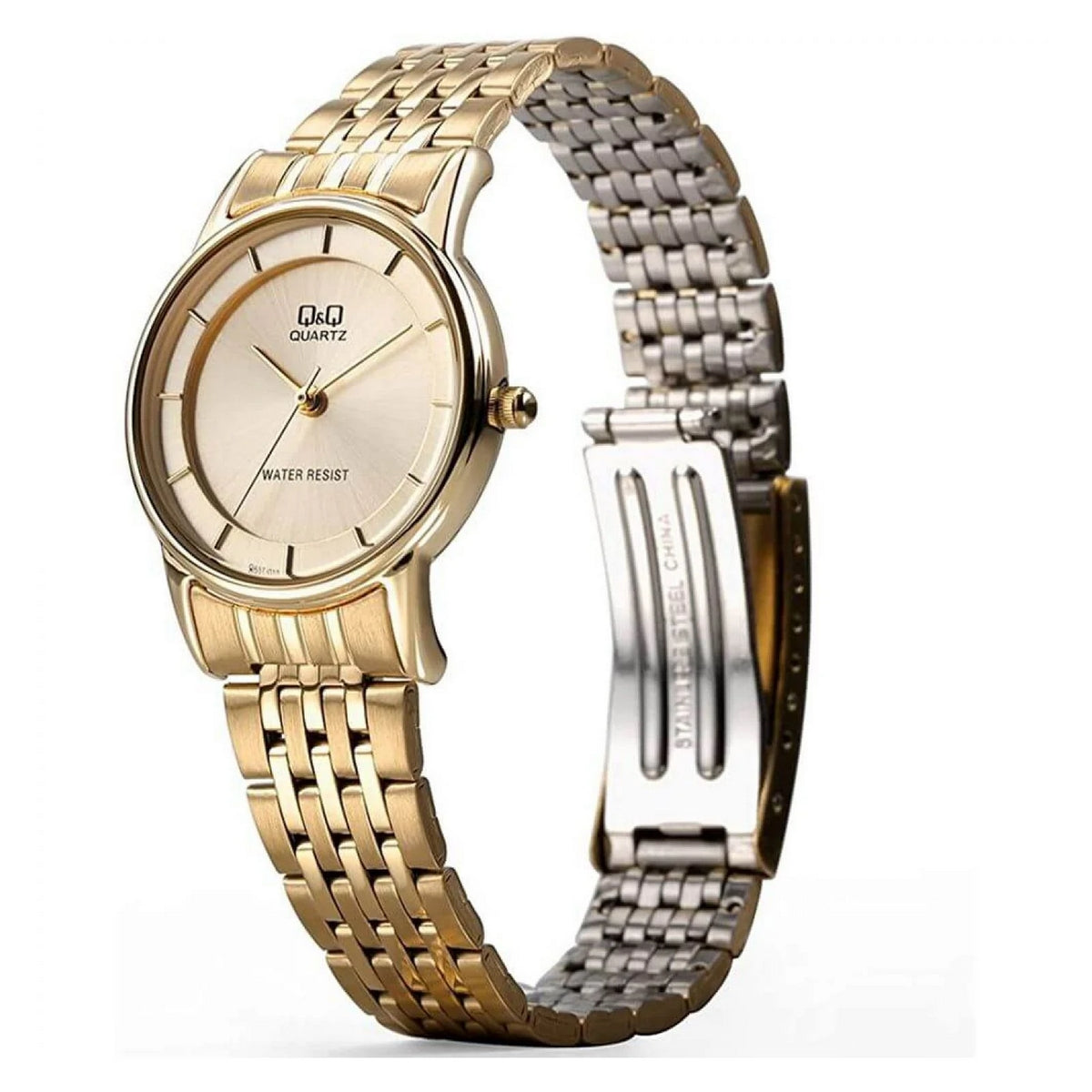 Reloj QYQ Mujer Acero Dorado
