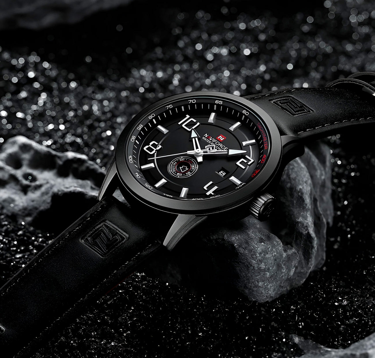 Reloj Naviforce Casual Nf9229 Cuero Hombre