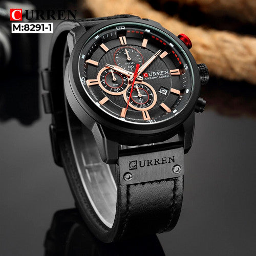 Reloj Hombre Curren Pulso Cuero